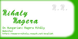 mihaly magera business card
